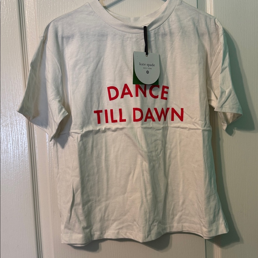Kate Spade Tee with Red Text